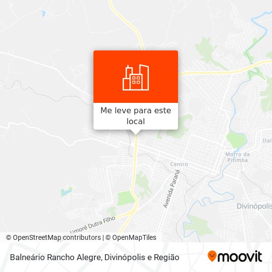 Balneário Rancho Alegre mapa