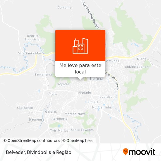 Belveder mapa