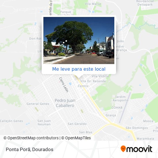Ponta Porã mapa