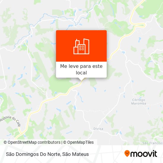 São Domingos Do Norte mapa