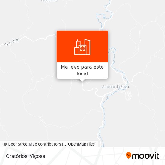Oratórios mapa