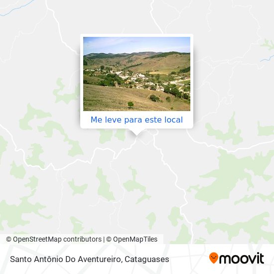 Santo Antônio Do Aventureiro mapa