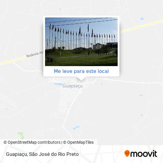 Guapiaçu mapa