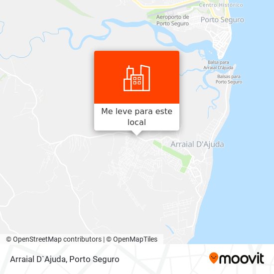 Arraial D`Ajuda mapa
