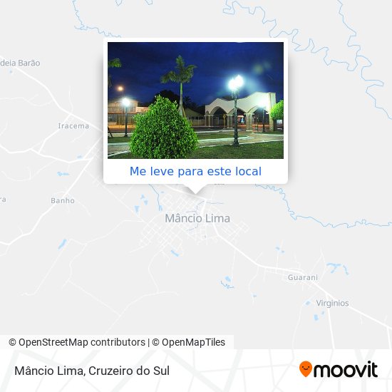 Mâncio Lima mapa