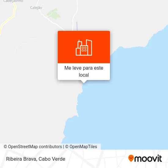 Ribeira Brava mapa