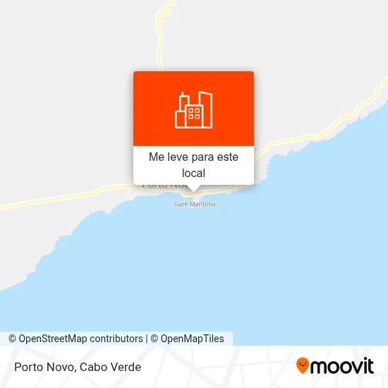 Porto Novo mapa