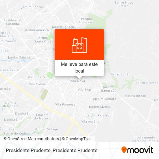 Presidente Prudente mapa