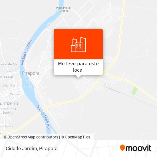 Cidade Jardim mapa