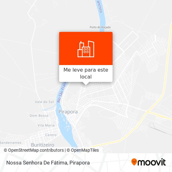 Nossa Senhora De Fátima mapa