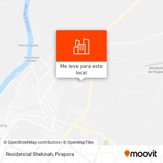 Residencial Shekinah mapa