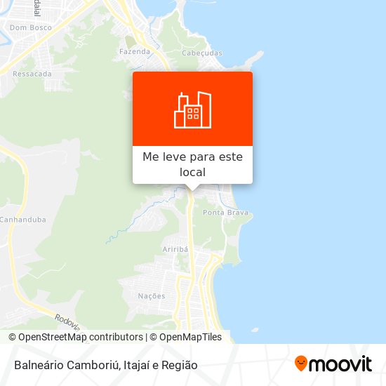 Balneário Camboriú mapa