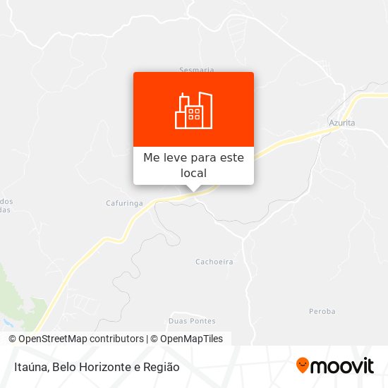 Itaúna mapa