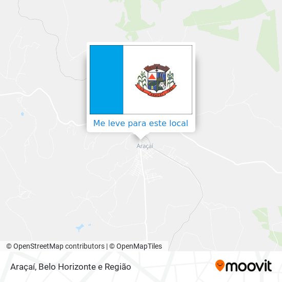 Araçaí mapa