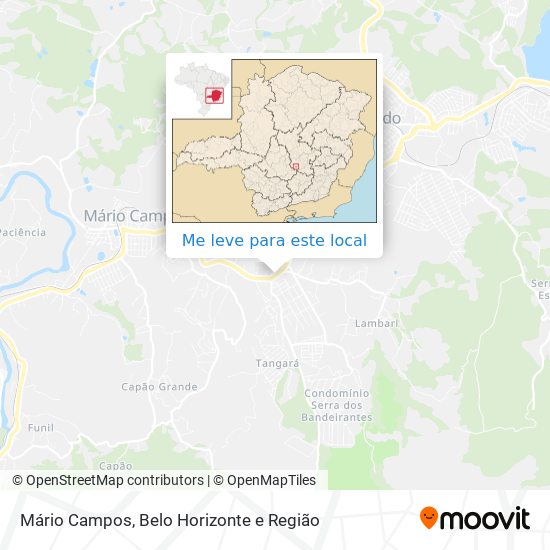 Mário Campos mapa