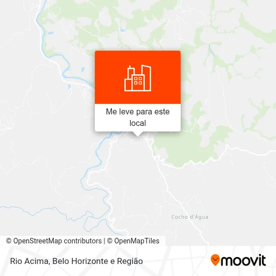 Rio Acima mapa