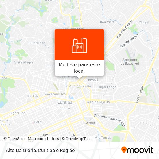 Alto Da Glória mapa