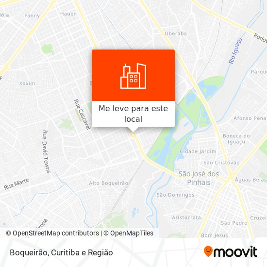 Boqueirão mapa