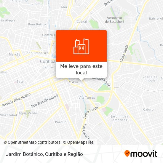 Jardim Botânico mapa