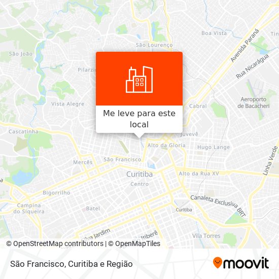 São Francisco mapa