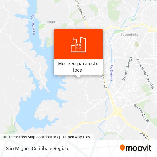São Miguel mapa