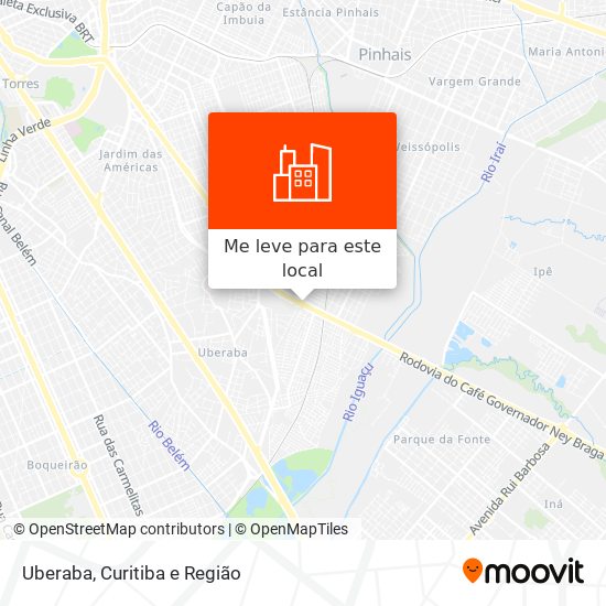 Uberaba mapa