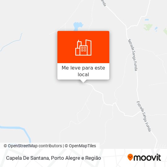 Capela De Santana mapa