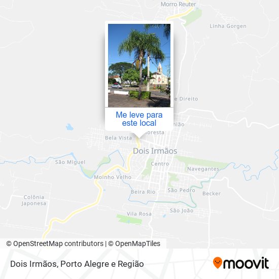 Dois Irmãos mapa