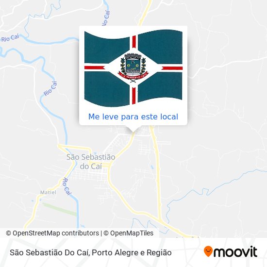 São Sebastião Do Caí mapa