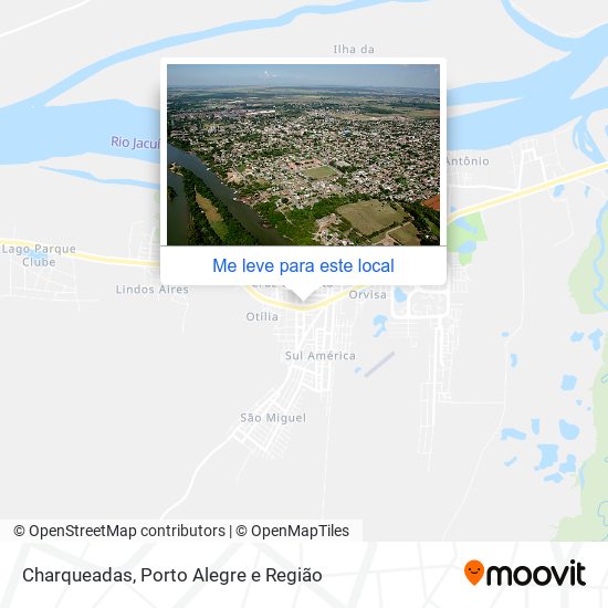 Charqueadas mapa
