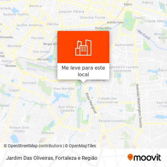 Jardim Das Oliveiras mapa