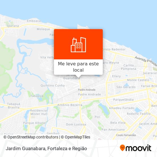 Jardim Guanabara mapa