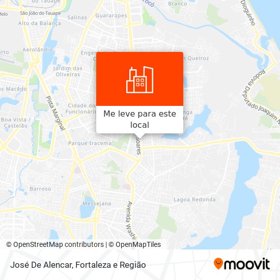 José De Alencar mapa