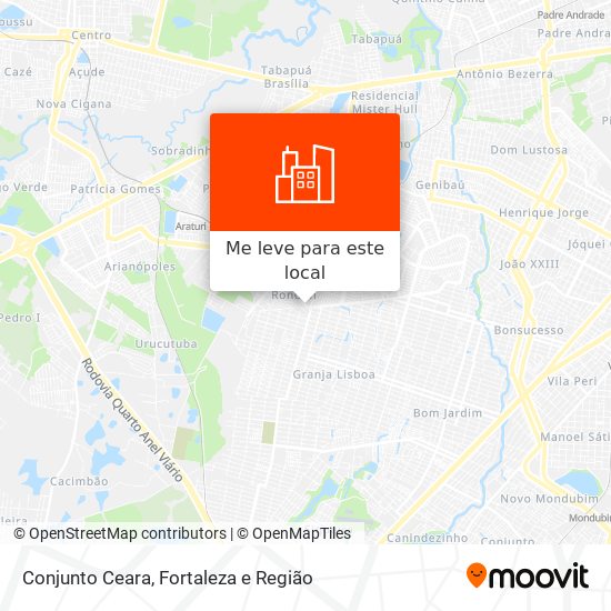 Conjunto Ceara mapa
