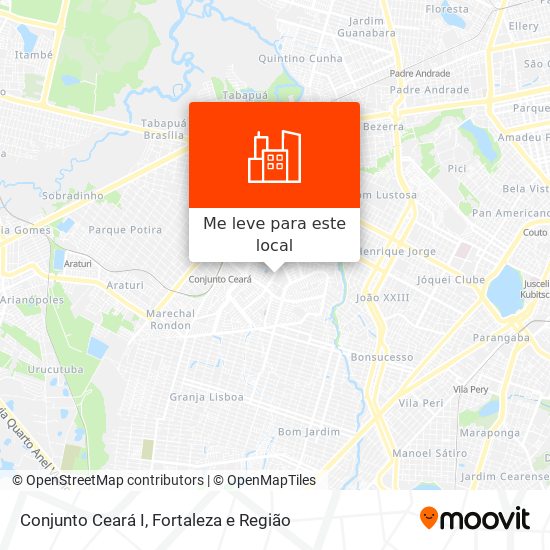Conjunto Ceará I mapa