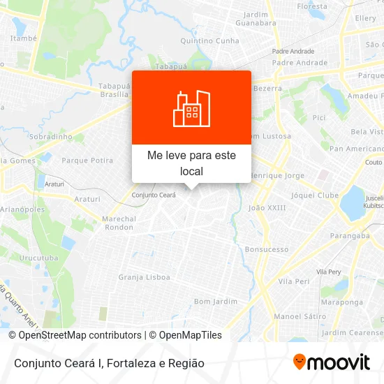 Conjunto Ceará I mapa