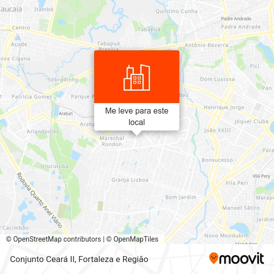 Conjunto Ceará II mapa