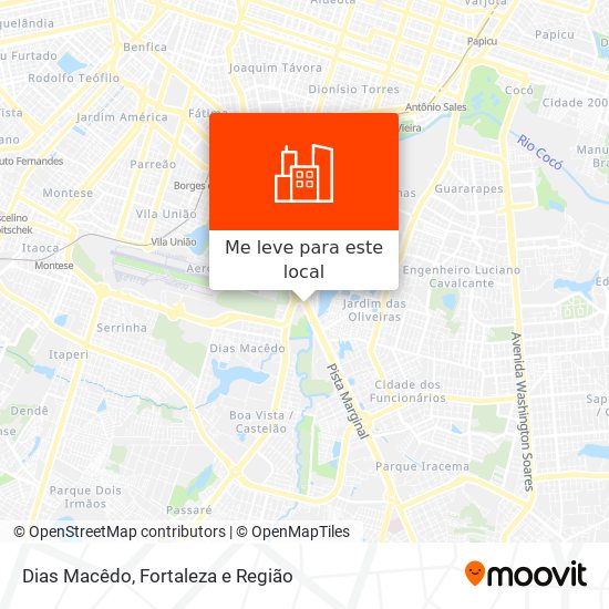 Dias Macêdo mapa