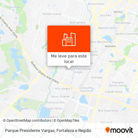 Parque Presidente Vargas mapa
