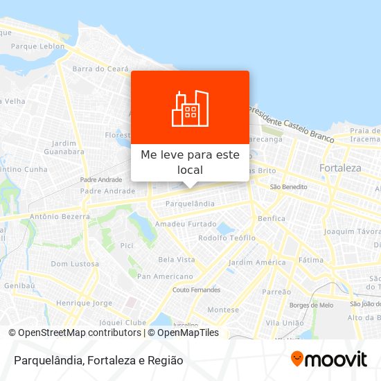 Parquelândia mapa