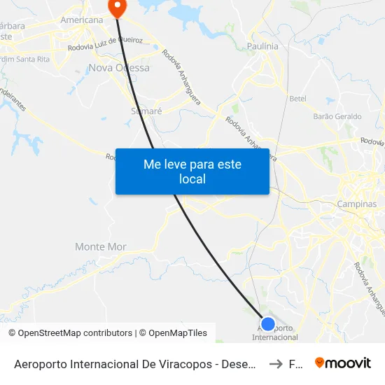 Aeroporto Internacional De Viracopos - Desembarque to Fam map