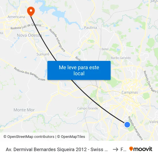 Av. Dermival Bernardes Siqueira 2012 - Swiss Park Campinas - SP Brasil to Fam map