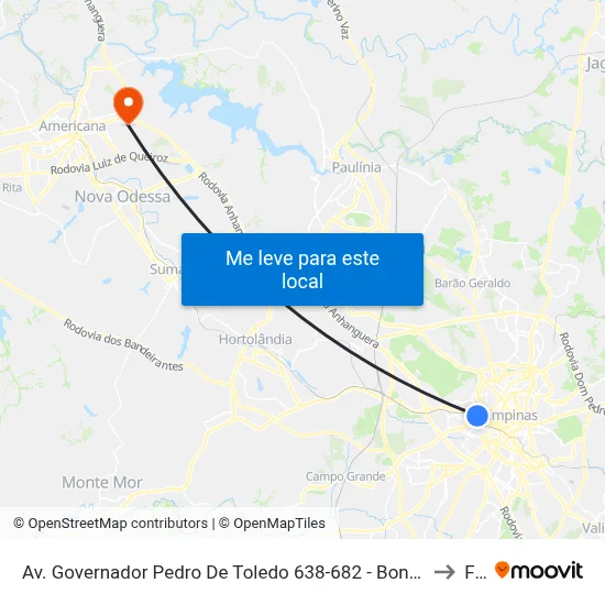 Av. Governador Pedro De Toledo 638-682 - Bonfim Campinas - SP 13070-752 Brasil to Fam map