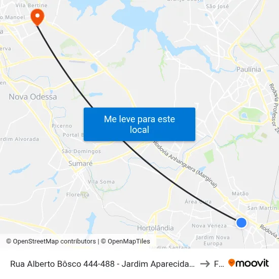 Rua Alberto Bôsco 444-488 - Jardim Aparecida Campinas - SP 13068-627 Brasil to Fam map