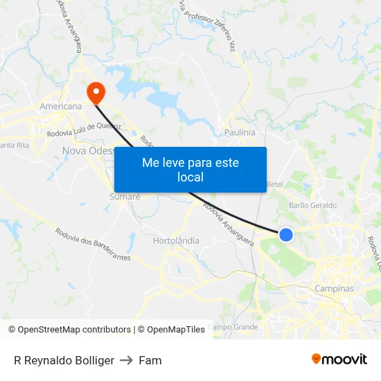 R Reynaldo Bolliger to Fam map