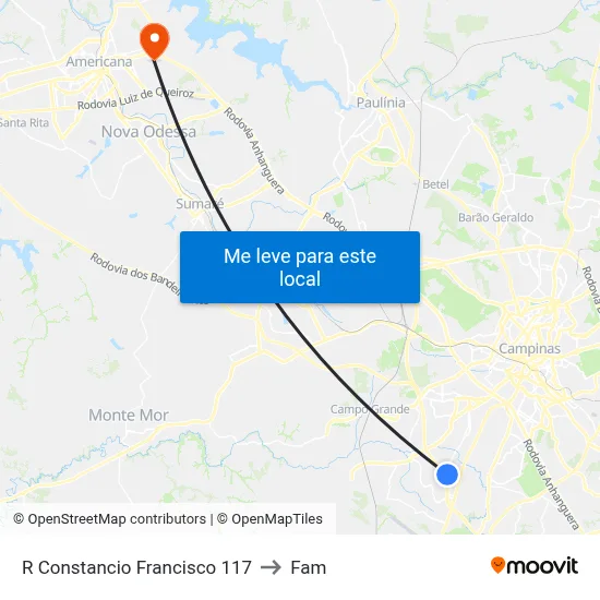 R Constancio Francisco 117 to Fam map