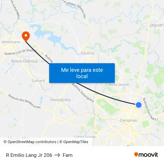R Emilio Lang Jr 206 to Fam map