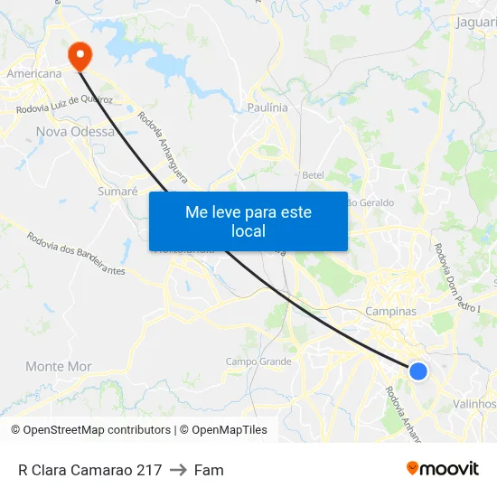 R Clara Camarao 217 to Fam map