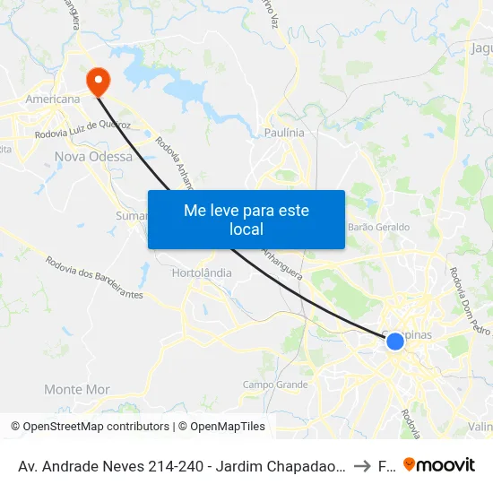 Av. Andrade Neves 214-240 - Jardim Chapadao Campinas - SP 13070-001 Brasil to Fam map