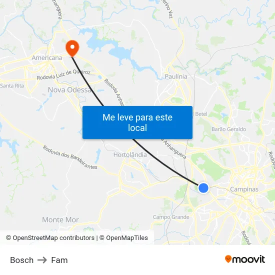 Bosch to Fam map